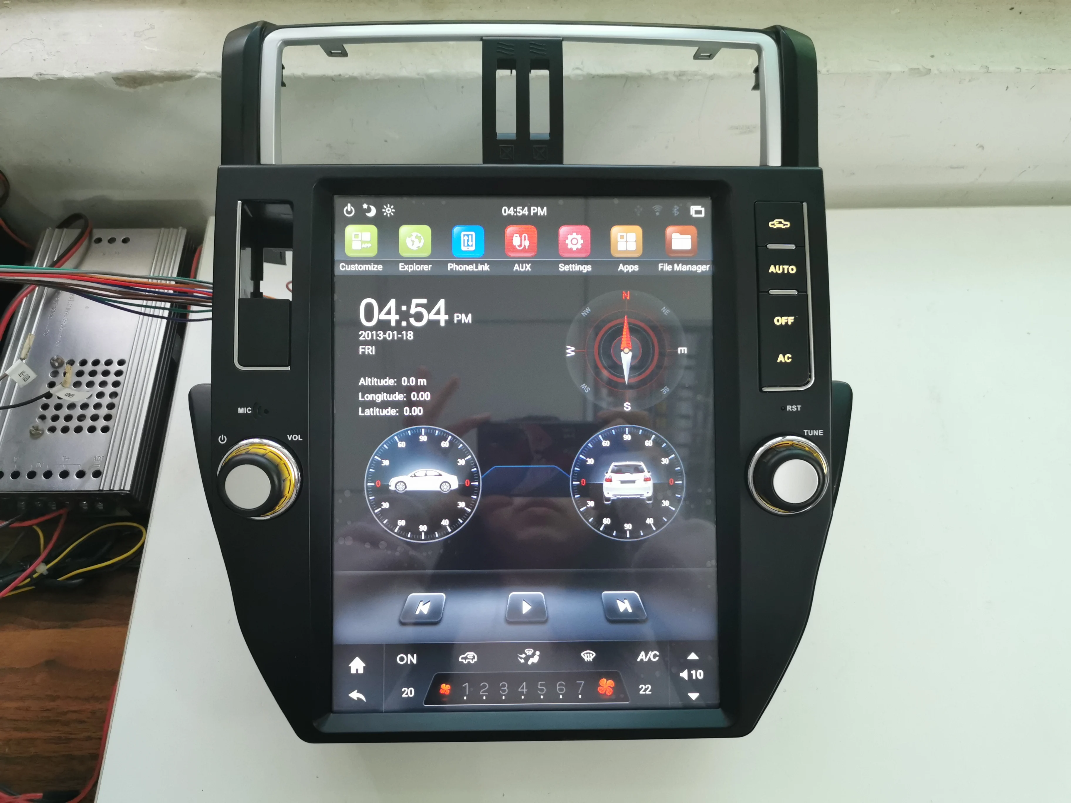 Автомагнитола PX6 6 ядер Android 12 1 GPS Bluetooth 9 0 4 + 64 ГБ|Мультимедиаплеер для авто| |