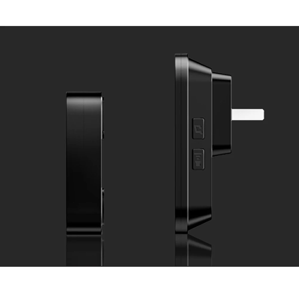

60 Chimes LED Indicator Smart Wireless Home Doorbell Practical Durable Office Adjustable Volume Waterproof Transmitter Receiver