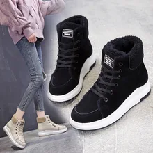 Зимние популярные модели; бархатная теплая Повседневная Спортивная обувь; Женская корейская модная теплая прогулочная обувь; ZZ-176