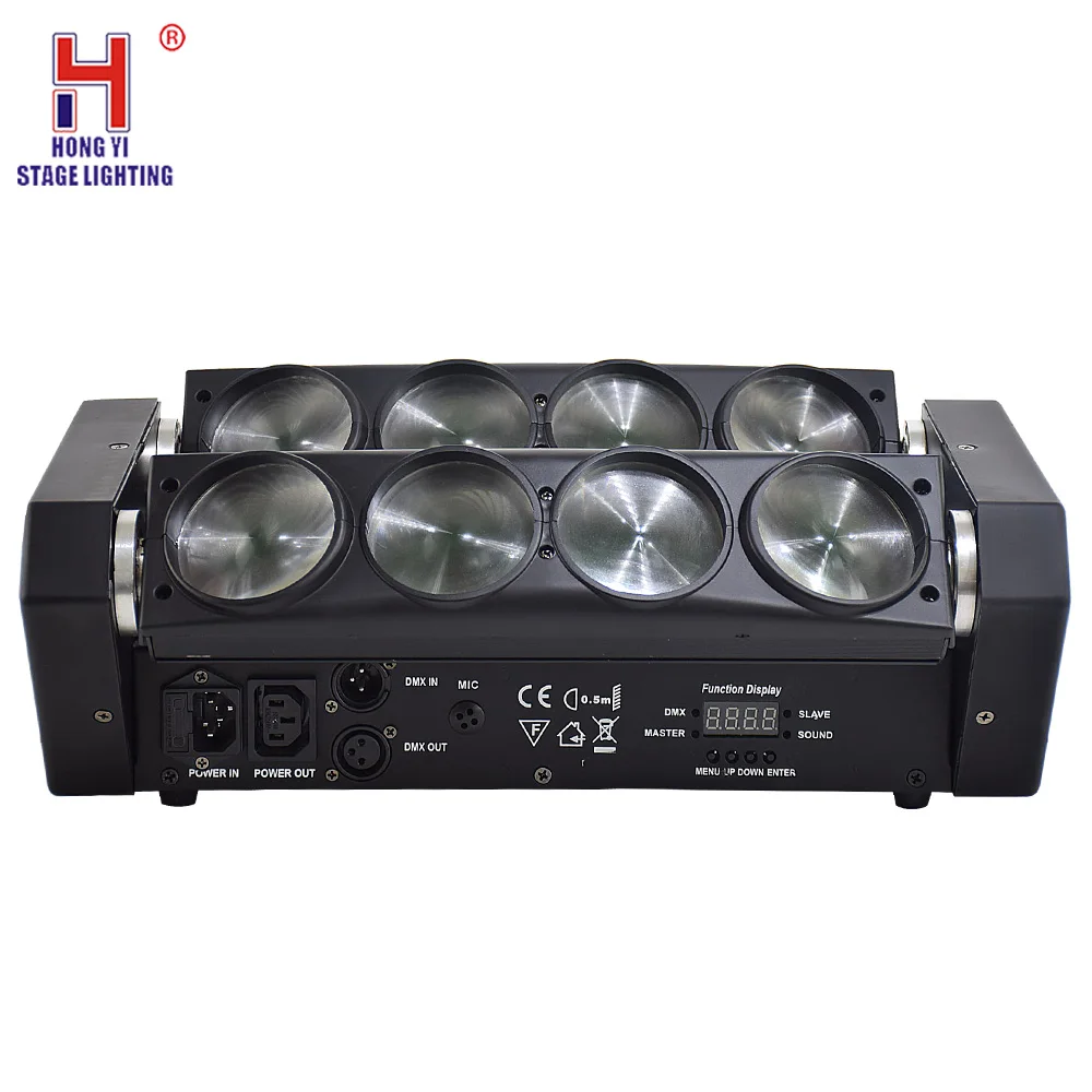 

Moving Head Led Light Spider 8x10W RGBW Color Jumping Beam Effect For Wedding Party Music Dj