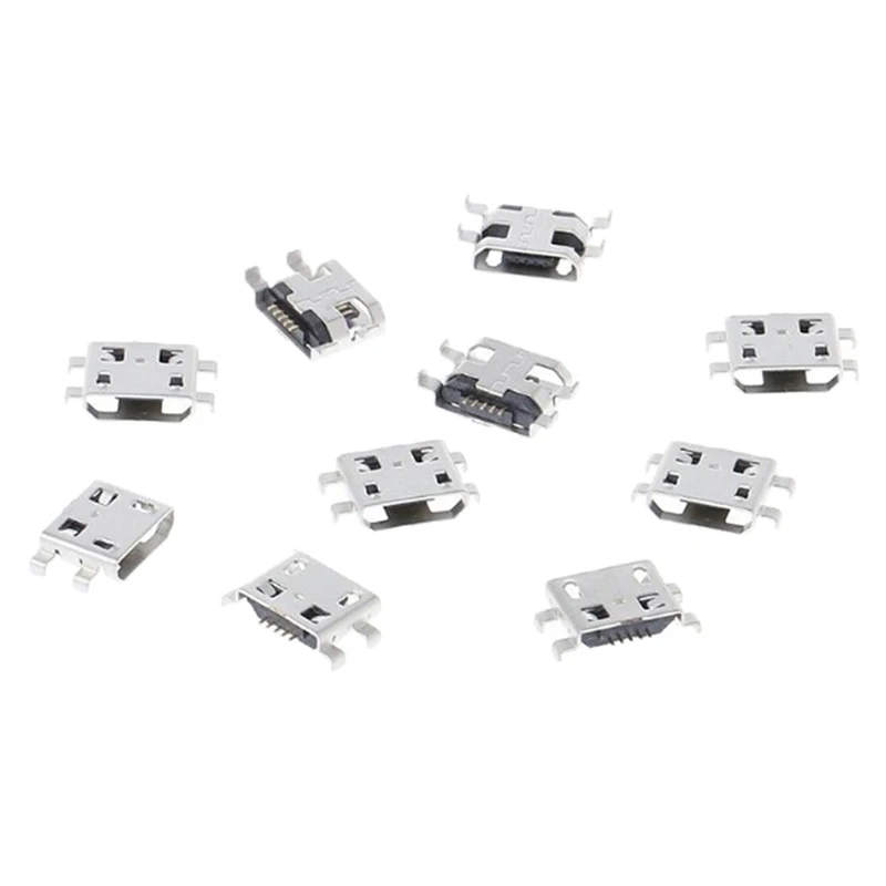 Может занять от 10 до 30 шт потребительских упаковок для микро Тип usb B 5-контактный гнездовой разъем мини usb-коннектор с портом Jack для разъема для зарядки Разъем четыре фута штекерные соединители 0,8*0,6 мм