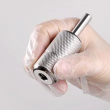 1 шт. Татуировка самостоятельно фиксируемые ручки 22 мм 25 мм 30 мм из нержавеющей стали тату Трубная машина для татуировочный комплект инструментов ручка Para Tatuajes