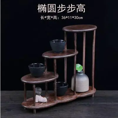 Натуральное куриное крыло дерево Овальный Стиль BBK твердой древесины curio полки