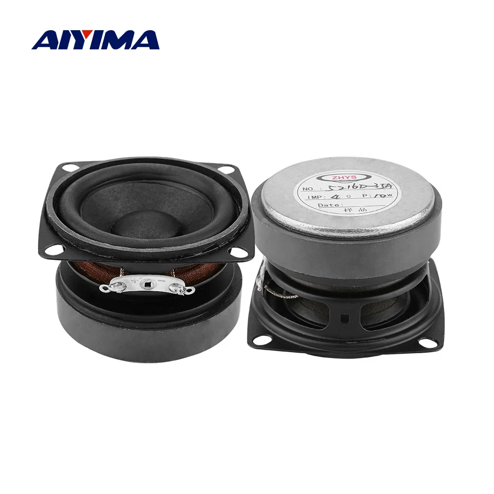AIYIMA 2Pcs Portable Audio Speaker 4 Ohm 15 W Full Range Loudspeaker DIY Sound Mini BT Speaker Home Theater mini bluetooth speaker,portable speaker,bluetooth speaker,mini sound box,audio speaker,horn loudspeaker,ultra thin speaker,bass speaker,tweeter speaker