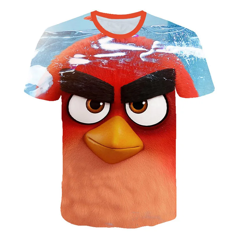 Новое поступление, футболка с 3D-принтом «Птицы» из фильма «2» детские повседневные Летние уличные топы с короткими рукавами - Цвет: TS3709