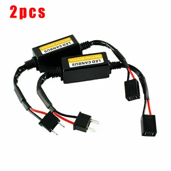 

2 PCS LED Headlight Canbus Anti Flicker Resistor Canceller Decoder Fog