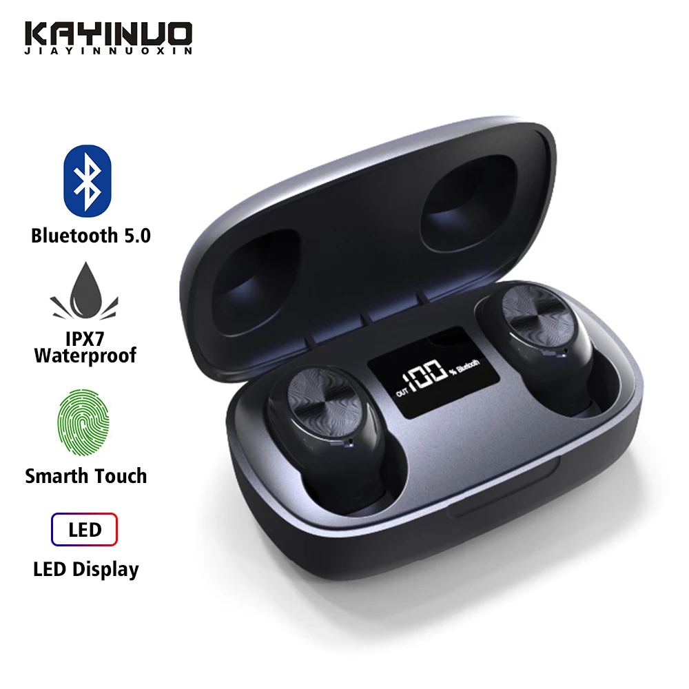 TWS Bluetooth 5 0 беспроводные наушники 300 мА/ч сенсорное управление гарнитура