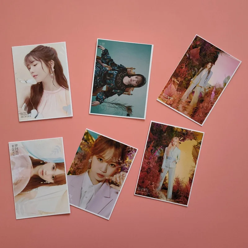 16 шт./компл. KPOP IZONE девушки команда альбом Блум из фото карты ПВХ карты самодельные ломо карты фотокарты