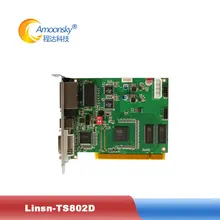 Linsn полноцветная система управления ts802d led отправка карты светодиодный дисплей контроллер для светодиодный настенный экран