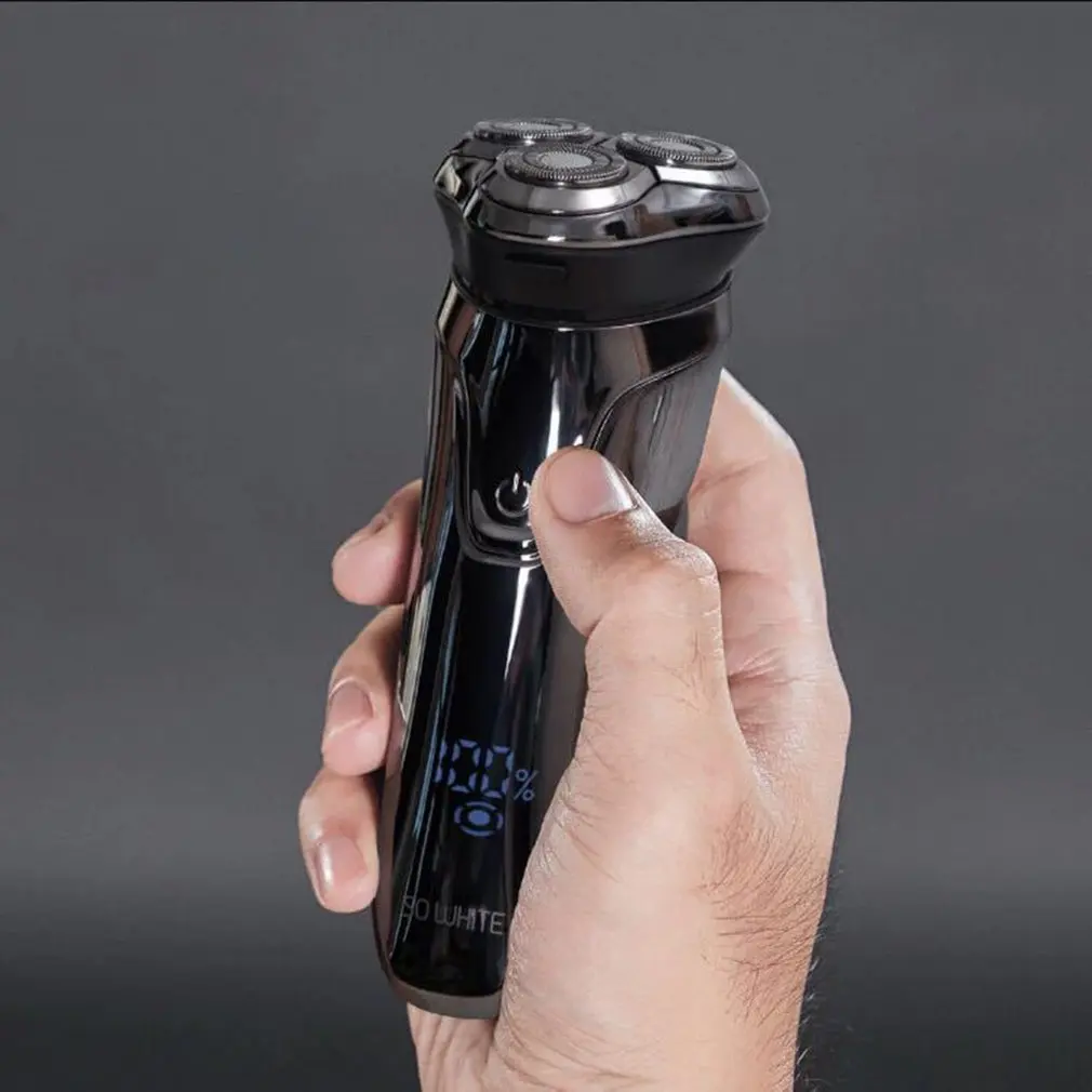 3D Intelligent Control Razor Three Head Reciprocating shaver Body Wash Intelligent Control Usb Charge 4