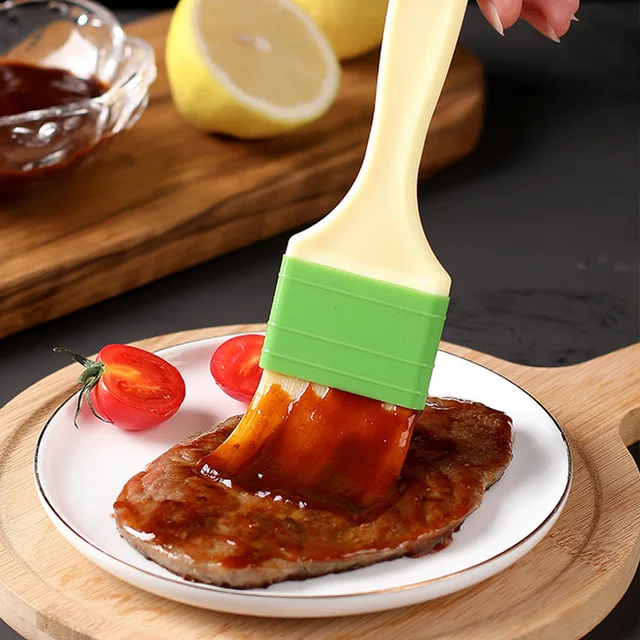 Többfunkciós Tészta Kefe Étel Minőségű Bbq Süteménykefék Basting Tools Műanyag Fogantyú Hordozható Konyhai Kiegészítők Főző Szerszám - Image 5