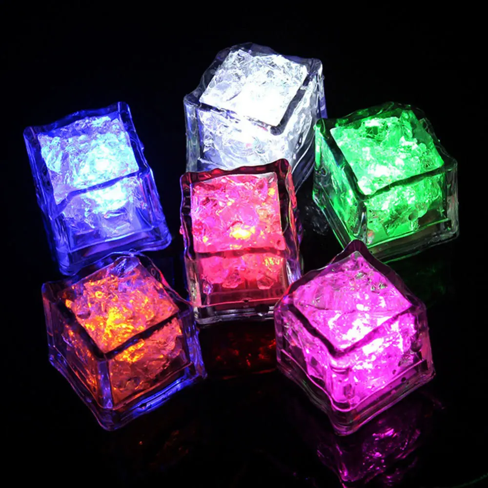 Arabic Hookah Shisha Ice LED Light Clear Led Fairy Cube Light for Chicha Narguile Wedding Festival Party Club Bar Decoration