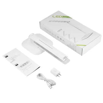 

ICOCO LED Desk Lamp with 5-Level Dimmer USB / Wall Charger Adjustable Dimmable Foldable Touch Control Eye Protection 4W