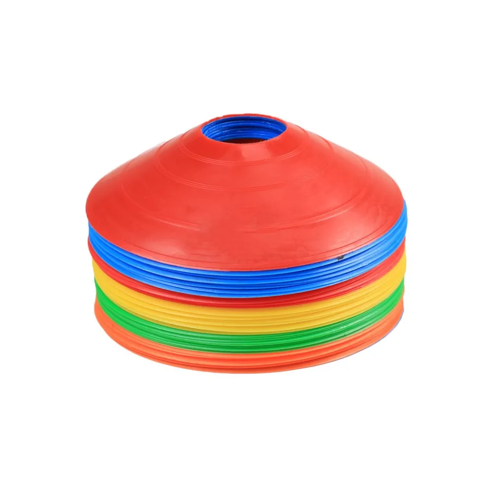 50 шт. многоцветный футбольный тренировочный диск конусы футбольного поля маркировка коучинг