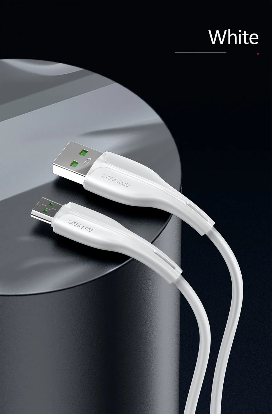 USAMS Micro USB кабель 4A Быстрая зарядка USB синхронизация данных мобильный телефон зарядное устройство кабель для samsung Xiaomi sony htc LG кабель для телефона Android