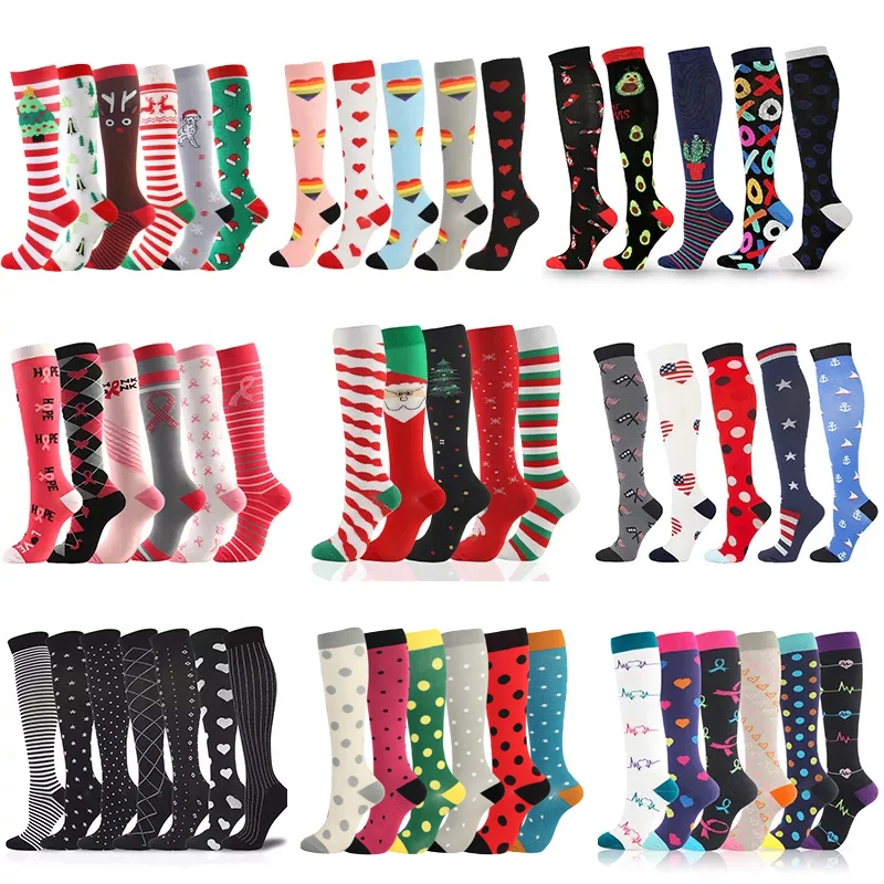 

Compression stockings men women sports socks anti-fatigue prevention cycling socks compression stockings varicose veins wholsale