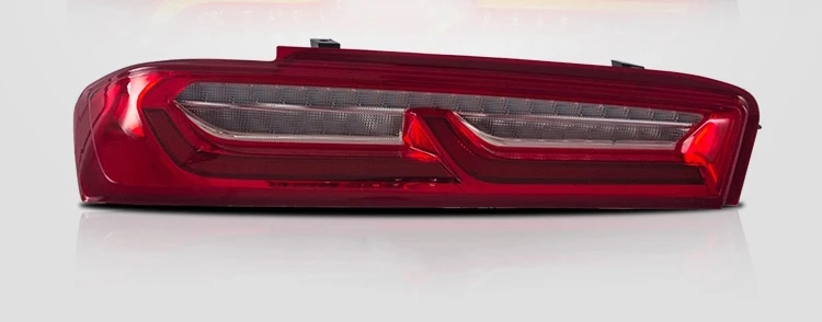 red Автомобильный Стайлинг для Chevrolet Camaro- светодиодный задний фонарь для Chevrolet Camaro задний фонарь led DRL+ тормоз+ Парк+ Динамический сигнал поворота - Цвет: red