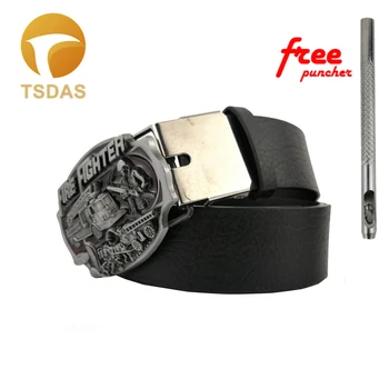 

1PCS New Fashion 3D FIRE FIGHTER Belt Buckle Suitable 3.8-4cm Wide Belt 80*60mm Metal Men