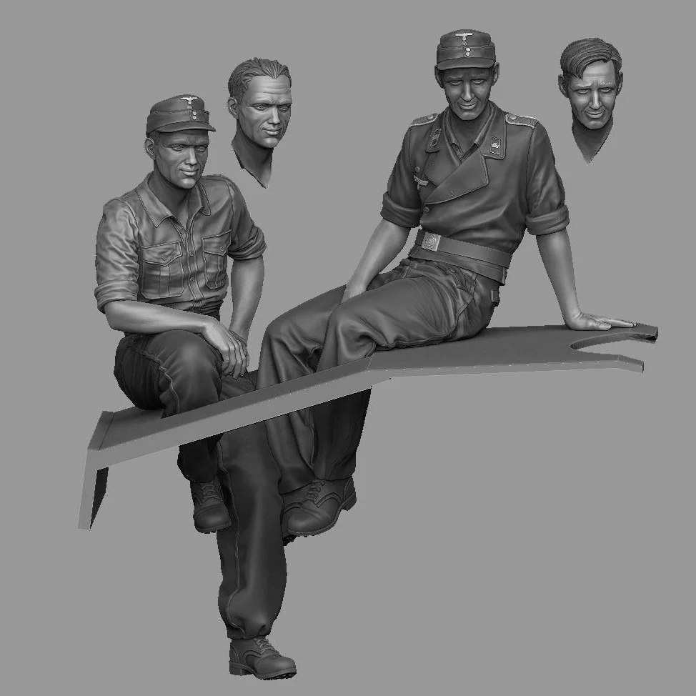 1/35 Resin Model Figure GK, Military theme ï¼ŒUnassembled and unpainted kit
