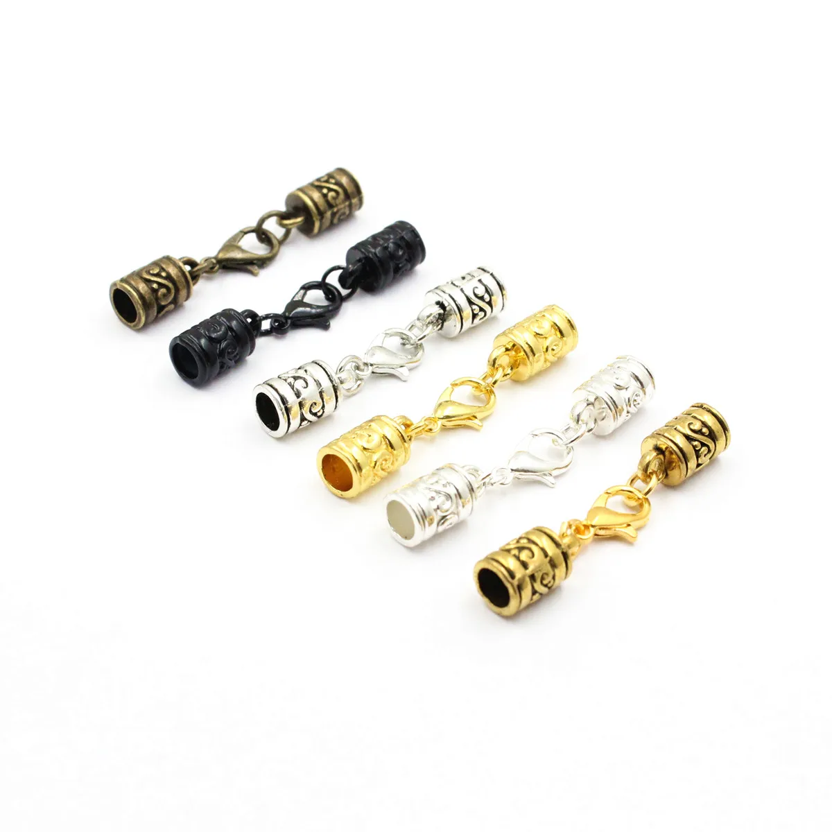 Подходит для 5 мм отверстия модные Концевики шнура из цинкового сплава ожерелья