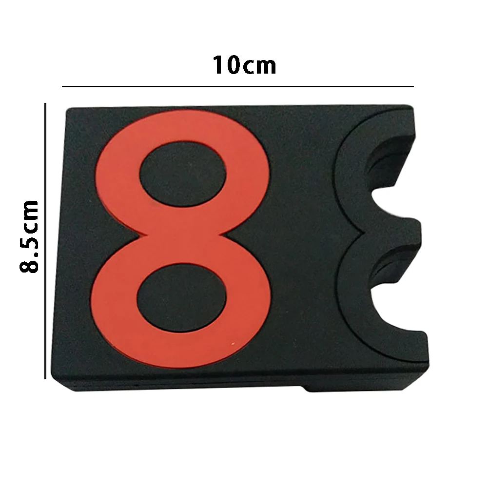 2 Holes Strong Snooker Cue Holder Accessories Pool Anti Skid Pratical Durable Equipment Table Billiards PVC Repair Tool Pocket