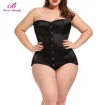 

omen Underbust Waist Trainer Double Slimming Waist Control Corset Steel Boned Corset Waist Trainer Corset