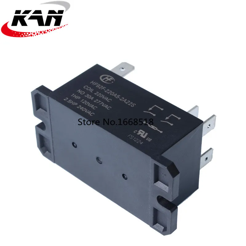 100%Original New HONGFA HF HF92F-220A5-2A22S 692-220A5-2A22S 220VAC 6PINS 30A Power Relay | Обустройство дома