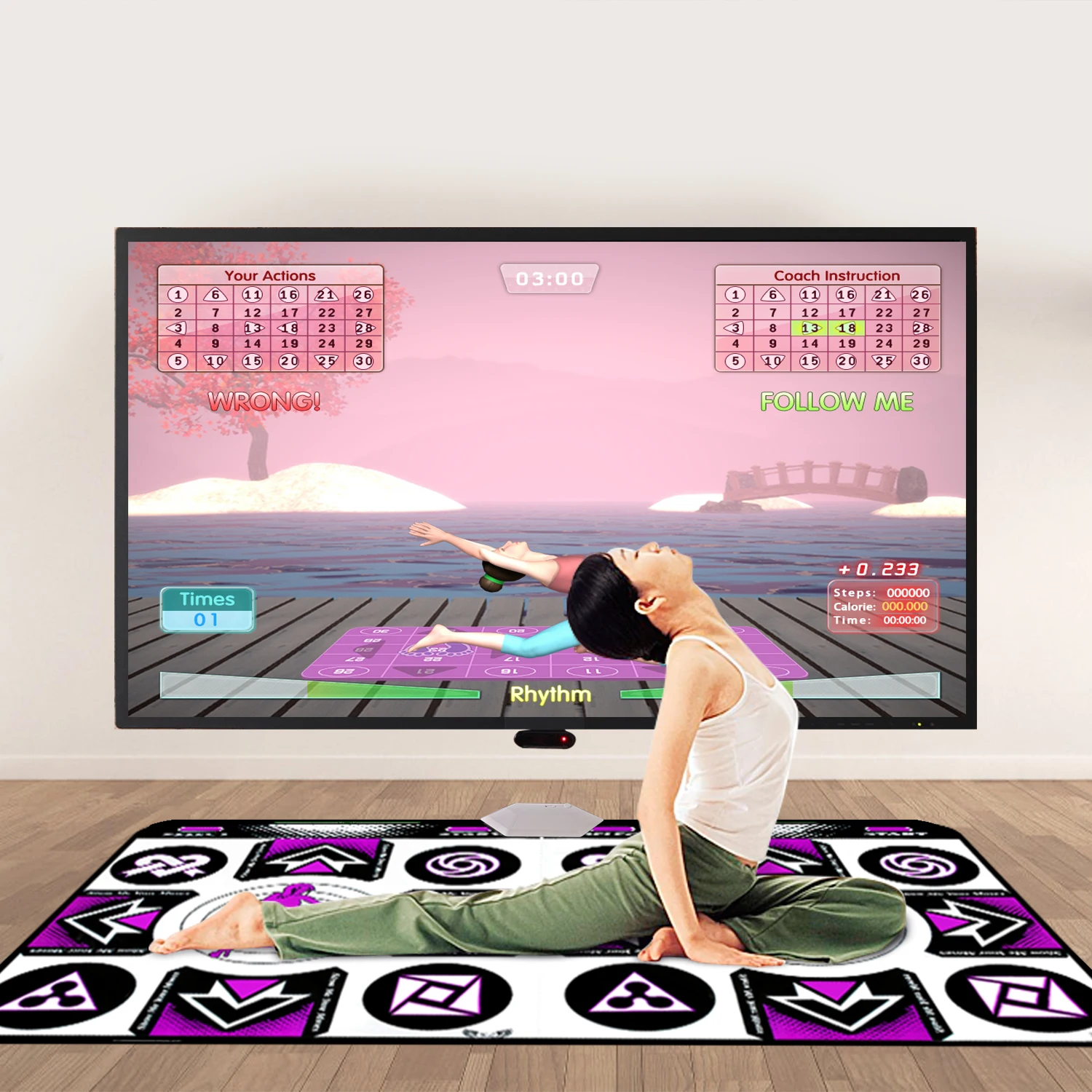 Dance Mat for Adult Kids HDMI Musical Blanket Pad Double Exercise Carpet Antislip Dance Floor Mat Family Games Dance