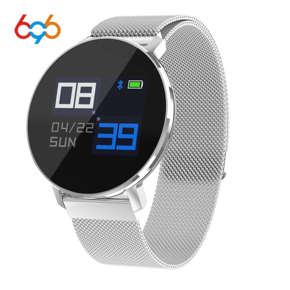 

696 NEW Smart Watch T5 Heart Rate Bracelet Sleep Monitor Fitness Tracker Blood Pressure Band Color Screen Waterproof Round Sport