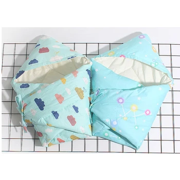 

Cotton Newborn Baby Swaddle Infant Blanket Thick Warm Wraps Baby Sleep Swaddling Bedding Supplies Infant Wrap Swaddle 90x90cm