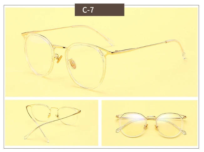 47109 пластиковые титановые оправы для очков кошачий глаз, мужские и женские оптические модные компьютерные очки