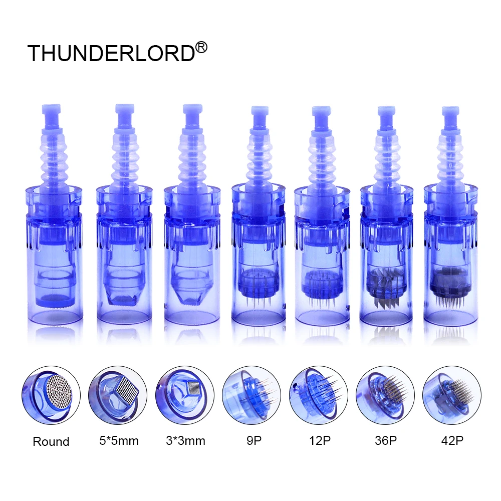 

10/50pcs Tattoo Cartridge Needles Bayonet Microneedles 9 /12/ 36 / 42 pin / Nano Needles Tips Derma Pen Replacement Tattoo Tips