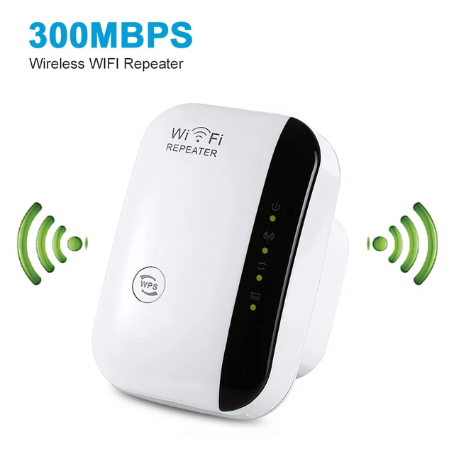 Repetidor WiFi de 300Mbps, enrutador extensor, amplificador de señal WiFi  inalámbrico, amplificador de largo alcance, punto