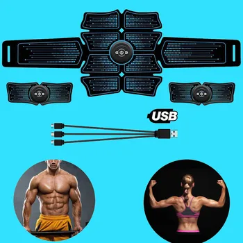 

Recharge Wireless Muscle Smart Fitness Equipment Vibrating Belt Electromagnetic Stimulation Of Muscles Sculpting at Home Workout