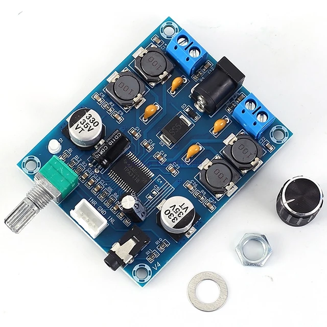 

A7-- TPA3118D2 Voice Audio Amplifier Module Stereo 45W+45W Digital Power Amplifier Board DC 12V 24V