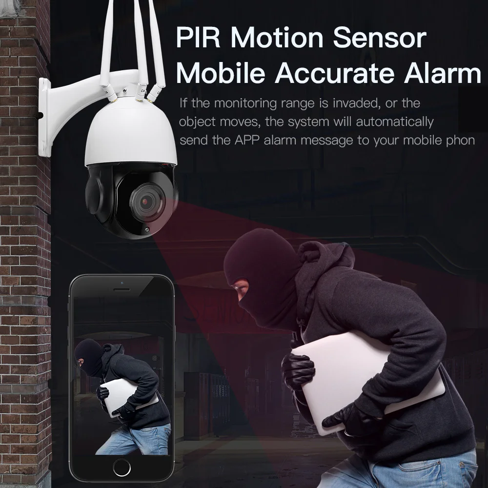 US $135.89 2mp 5mp Home Wifi Security Camera 30x Optical Zoom Wireless 4g Sim Card Speed Dome Cctv Ip Camera Outdoor Surveillance Cam
