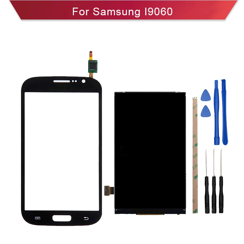 BKparts для Samsung Grand Neo Plus I9060 I9060i отдельный ЖК-дисплей сенсорный экран дигитайзер