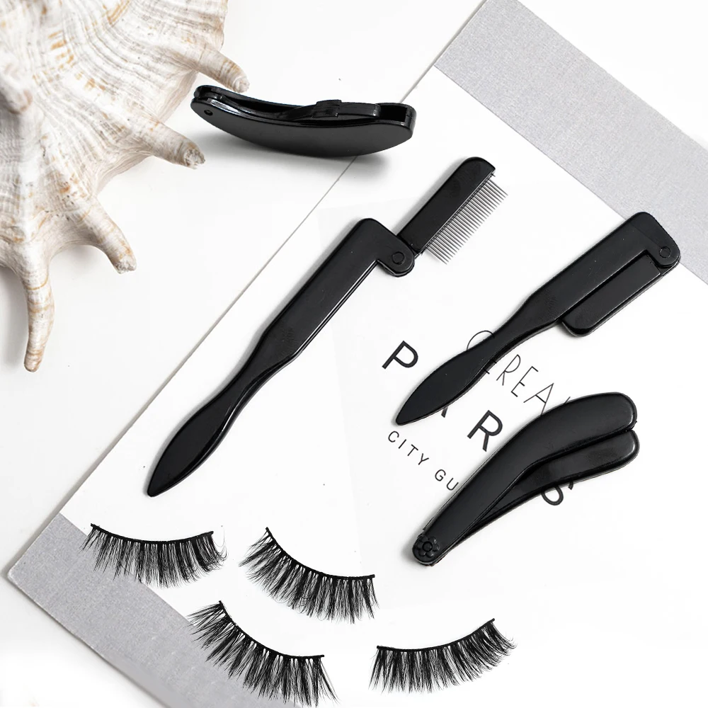 Foldable Eyelash Brush Comb Beauty Makeup Lash Separator Stainless Steel Eyelash Curler Mascara Curl Cosmetic Tool 1 Pcs eyelashes brush comb,eyelashes brush,disposable eyelash brushes,eyelash curler,eyelash accessories,makeup tool set