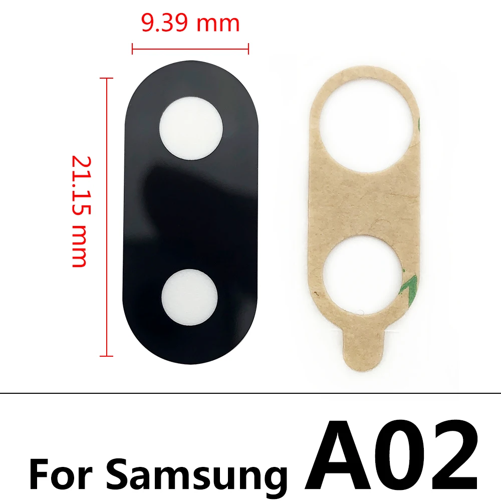 새로운 후면 카메라 렌즈 유리 렌즈 백 카메라 유리 교체 삼성 A01 A11 A21 A31 A41 A51 A71 A10S A20S A30S A50S A70S