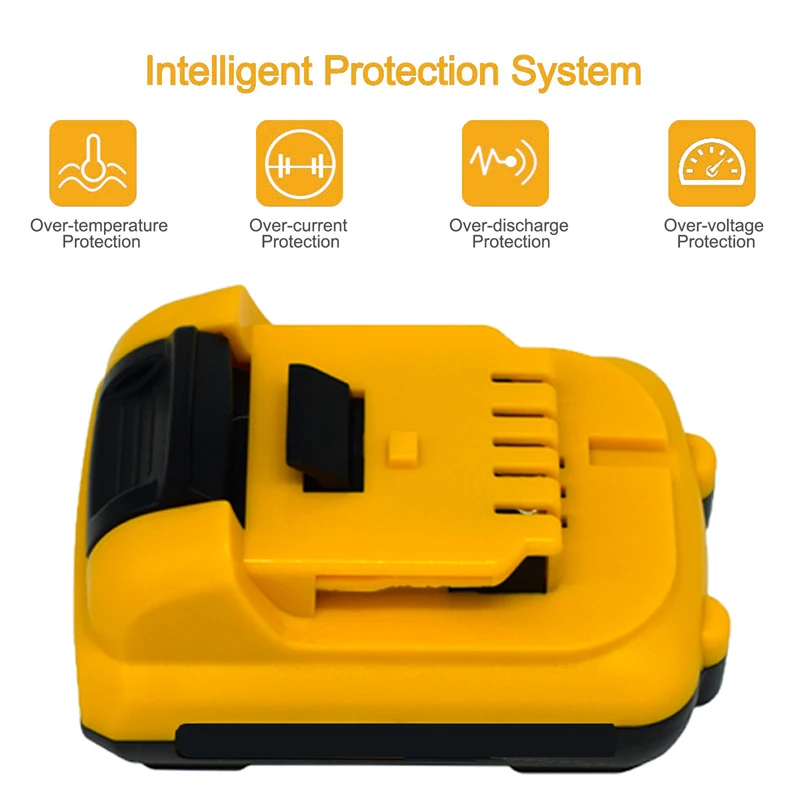 Substituição da Bateria Recarregável para Dewalt Lithium-ion Max Ferramentas Elétricas 12v 3ah Dcb120 Dcb123 Dcb121 Dcb127 Pacotes - Image 5
