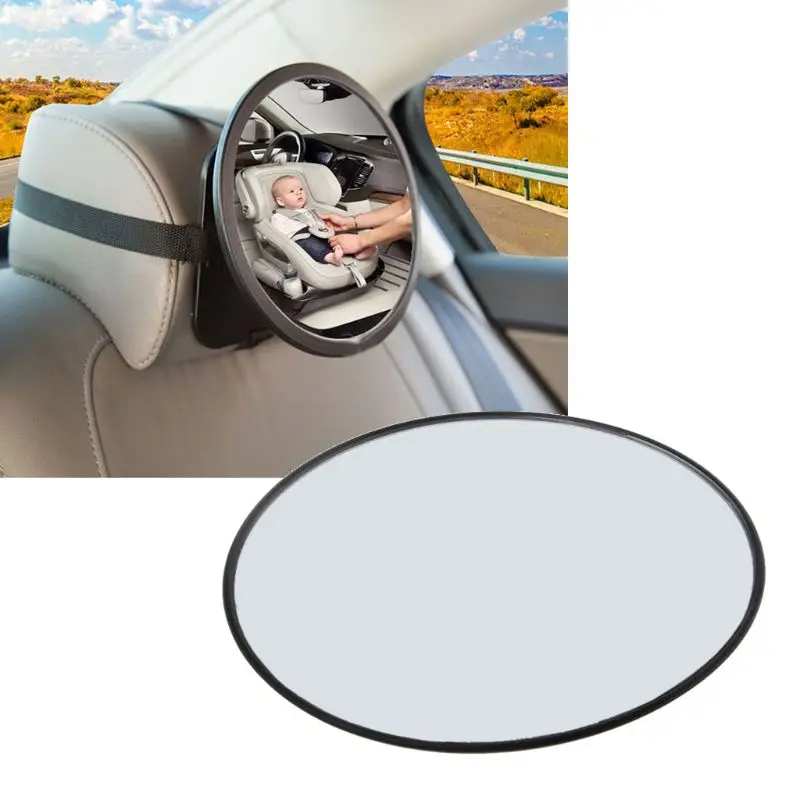 Новое автомобильное детское зеркало заднего вида лобовое стекло регулируемое облицованное заднее сиденье уход за младенцем Дети Безопасность монитор круглый qyh