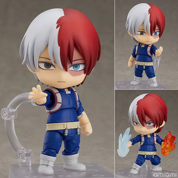 Новинка 10 см Todoroki Shoto My Hero academic Action Figures toku no Anime Toys with Box|Игровые фигурки и