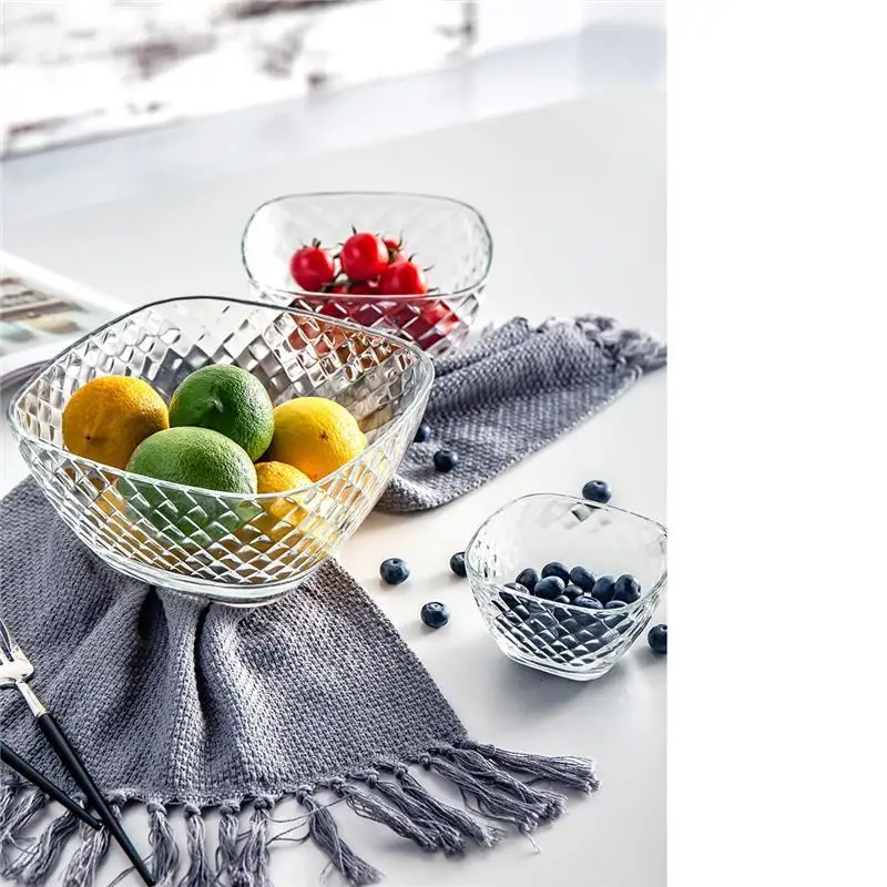 Tazones контейнер для еды Saladier лапша Ramen обеденная тарелка Saladeira посуда Frutero столовая посуда Кухня Обеденный Бар стеклянная чаша