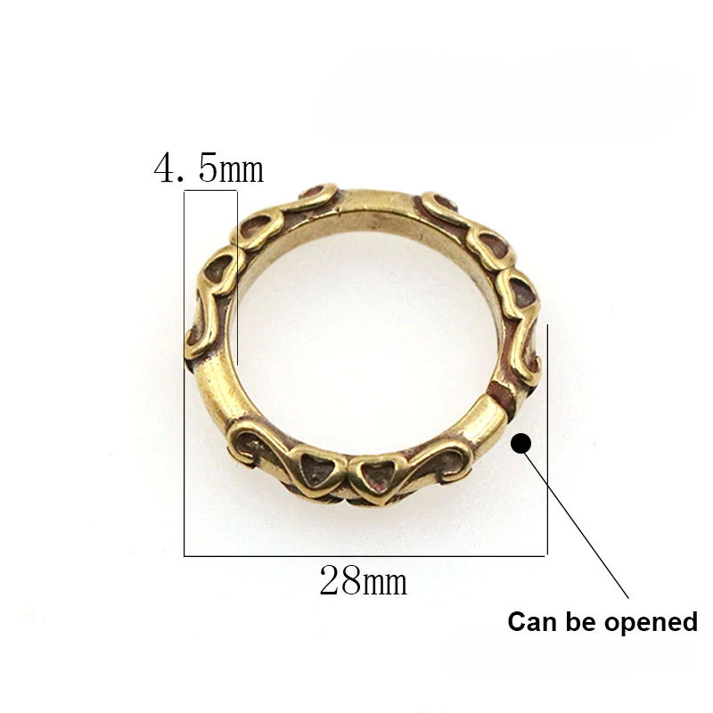 brass rings keychain (10)