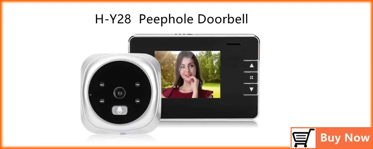 Video Doorbell Digital Peephole 3.5" Indoor Screen Monitor Door Camera Viewer Motion Detection Photo Auto Record Home Security