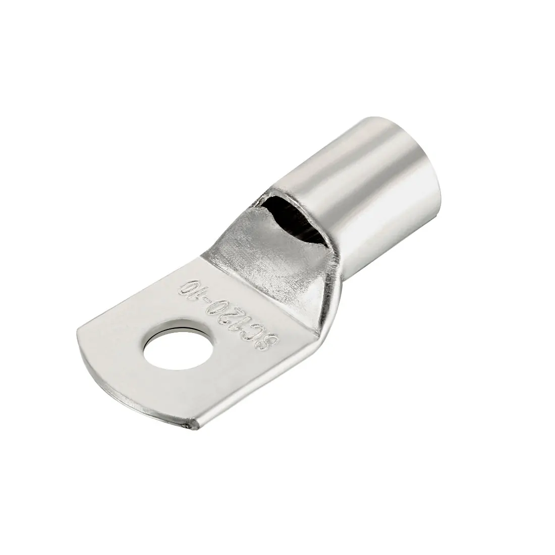 

uxcell 10Pcs SC120-10 Non-Insulated U-Type Copper Crimp Terminals 120mm2 Wire Connector Silver Tone