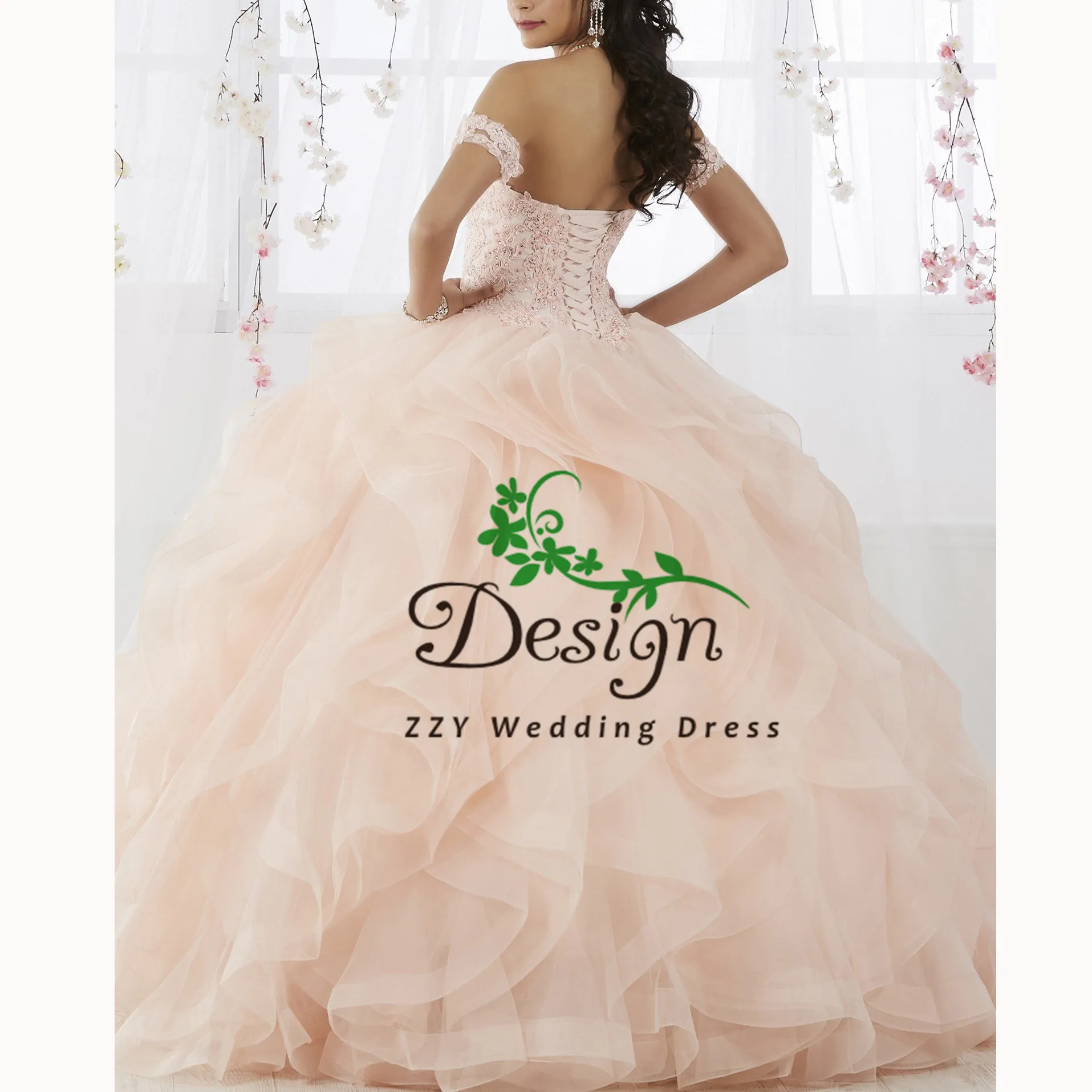 Винтаж vestido de 15 anos вырез в форме сердца с розовым фатином многоярусная со складками Расшитое бисером в честь пятнадцатилетия платья аппликации с длинным шлейфом