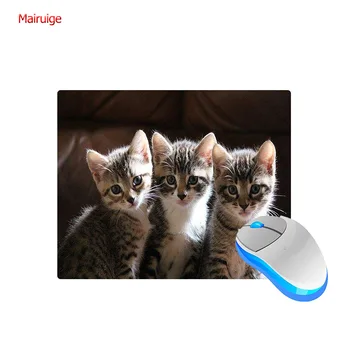 

Mairuige Cute Animals Cat Cock Monkey Tiger Eagle Gaming Play Mats Small Size Mousepad Rubber Mouse Pad