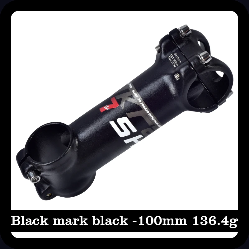 Black Red 100mm Вынос руля велосипеда 31,8 мм вынос руля 7 градусов XC AM MTB для горного велосипеда 45 55 65 70 80 90 100 110 мм запчасти для велосипеда - Цвет: Black Red 100mm