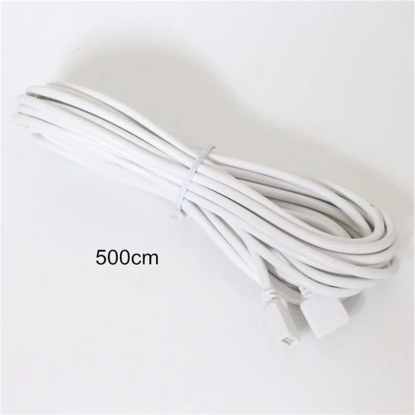 

Free Shipping 1M 3M 5M 10mm 4pin double-head cable quick solder-free connector 12v rgb lamp with 4P extension cable